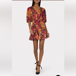 Milly pleated A line dress